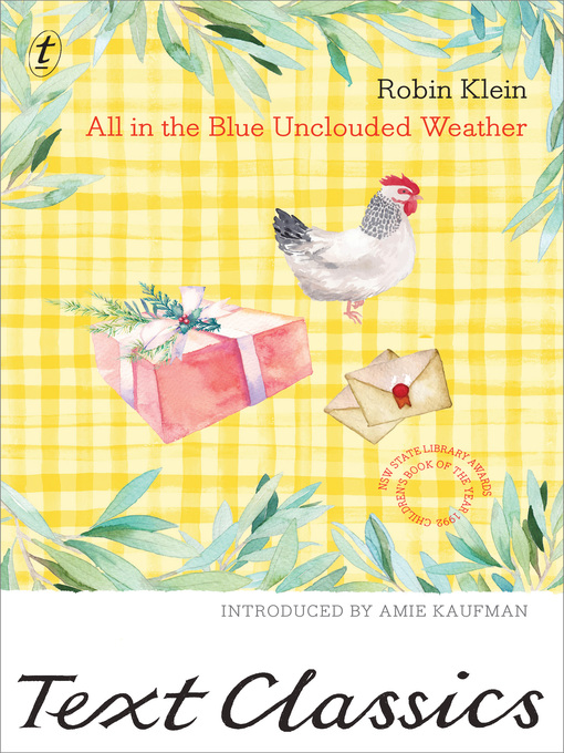 Title details for All in the Blue Unclouded Weather by Robin Klein - Available